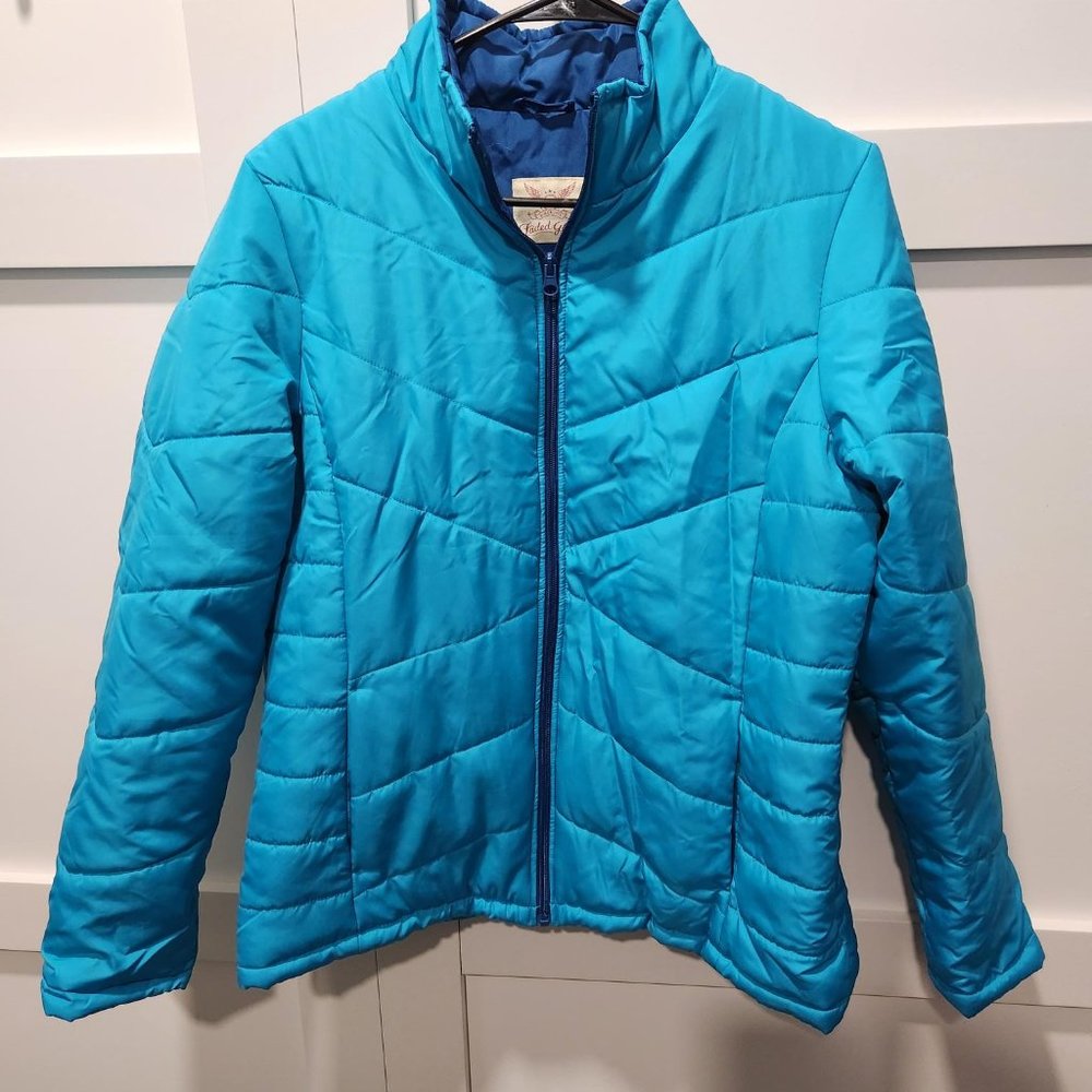 Faded Glory Padded Woman's Jacket Teal size L